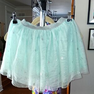 Mint Green Tulle Skirt - Size Girls 7